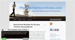 Desktop Screenshot of fitnesshealtharticles.com